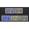 93432 afars et issas N°444 coquillages shells cypraea mauritiana lot de 5 Essai proof Non dentelé imperf ** MNH