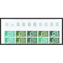 93447b tchad PA N°71 osaka 1970 japon japan universal exhibition Essai proof Non dentelé imperf ** MNH bloc de 10