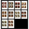 466 Ajman MNH ** N° 225 / 234 B Tableau (Painting) durer rubens bloc 4 non dentelé (Imperf)