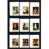 466a Ajman MNH ** N° 225 / 234 B Tableau (Painting) durer rubens vermeer caravaggio non dentelé (Imperf) 