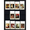 466b Ajman MNH ** N° 225 / 234 B Tableau (Painting) durer rubens vermeer caravaggio non dentelé (Imperf)