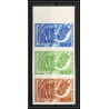 93691g cote d'ivoire N°262 bananes bananas fuits fruts bande de 3 Essai proof Non dentelé imperf ** MNH