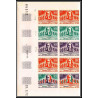 93793/ cote d'ivoire N°333 unesco année du livre year of book 1972 bloc 10 coin daté Essai proof Non dentelé imperf **
