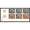 93850c cote d'ivoire N°378 centenaire de l'upu 1974 bloc 6 coin daté Essai proof Non dentelé imperf ** MNH