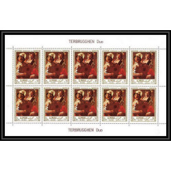 474 Ajman MNH ** N° 209 / 214 A Tableau (Painting) Auguste Renoir Terbrugghen France feuilles sheets