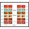 94191 Wallis et Futuna N°306/311 conus coquillages shells 1983 Non dentelé imperf feuillet sheet epreuve deluxe proof