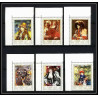 474b Ajman MNH ** N° 209 / 214 A + bloc N° 21 Tableau (Painting) Renoir Terbrugghen France coin de feuille