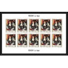 475 Ajman MNH ** N° 209 / 214 B Tableau (Painting) Terbrugghen Renoir feuilles sheets Non dentelé imperf