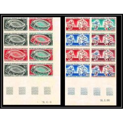 94314 PA N°88/89 Football world cup 1966 england bloc 16 timbres soccer cameroun Non dentelé imperf essais essai proofs