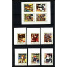 475b Ajman MNH ** N° 209 / 214 B + bloc N° 21 Tableau (Painting) Renoir Non dentelé imperf coin de feuille
