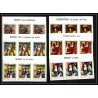 475c Ajman MNH ** N° 209 / 214 B Tableau (Painting) Auguste Renoir non dentelé (Imperf) bande de 3 titre