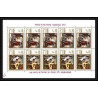 477 - Ajman MNH ** N° 271 / 276 A Tableau (Painting) hunting Chiens (chien dog dogs) chasse feuilles sheets 