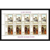 477 - Ajman MNH ** N° 271 / 276 A Tableau (Painting) hunting Chiens (chien dog dogs) chasse feuilles sheets 