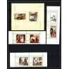 477c - Ajman MNH ** N° 271 / 276 A + Bloc N° 38 Tableau (Painting) hunting Chiens chien dog dogs van Dyck 