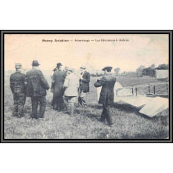 10072 nancy aviation atterissage les félicitations à aubrun 22/4/1911 Carte postale postcard tunisie pour Vauconcourt