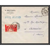 10075 boutarel UPU 25/11/1949 lettre cover BONE Algérie pour asnières Par avion