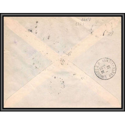 10131 aero club roussillon 1/5/1939 perpignan limoges affranchissement paix bande pub mercure coin daté lettre cover