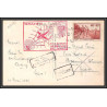 10135 N°346 1ère liaison postal de nuit Paris Pau via Bordeaux 10/5/1939 carte postale postcard tour eiffel France