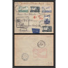 10153 PA N°8/12 1er service aérien francais direct Europe CONGO Madagascar stanleyville 11/6/1937 lettre cover France