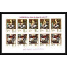 478 - Ajman MNH ** N° 271 / 276 B tableaux painting hunting Chiens dogs chasse feuilles sheets Non dentelé imperf