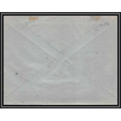 10186 1er galop d'essai du tour du cadran la baule 7/9/1947 lettre cover France aviation 