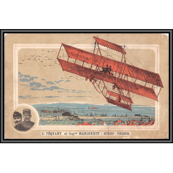 10270 publicité ROBIN FEQUANT MARCONNET BETHENY VINCENNES carte postale postacard France aviation 