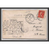 10278 biplan farman 1ère visite à st dizier 1910 convoyeur chaumont a vitry pour poissons carte postale postacard France