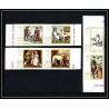 478a - Ajman MNH ** N° 271 / 276 B Tableau (Painting) hunting Chiens (chien dog dogs) Non dentelé imperf
