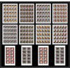 479 Yemen kingdom MNH ** N° 594 / 603 B day of child Tableau (Painting) non dentelé (imperf) feuilles sheets