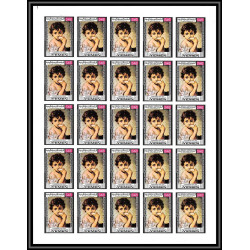 479 Yemen kingdom MNH ** N° 594 / 603 B day of child Tableau (Painting) non dentelé (imperf) feuilles sheets
