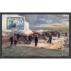 11336 N°297 l'escaut à anvers bateau ship seul sur 1930 carte postale en guerre une batterie de 100 postcard Belgique 