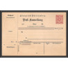 11483 Postanweisung entier stationery neuf tb carte postale postcard allemagne konigreich Wurtemberg 
