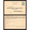 11488 repiquage richard serbe dresden neuf tb N°83 5P VERT entier stationery carte postcard allemagne deutsches reich