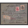 11490 recommandé hohensalza 1906 pour cannes lettre cover allemagne deutsches reich 
