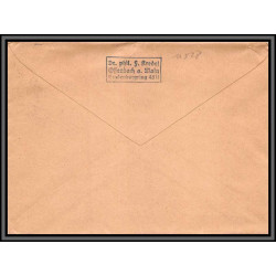 11528 maréchal hindenburg Bad Nauheim offenbach 1940 lettre cover allemagne deutsches reich 