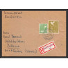 11530 recommandé guzhagen 1948 chalet des chanes bellevue geneve lettre cover allemagne deutsche post 