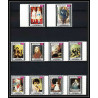 480b - Yemen kingdom MNH ** N° 594 / 603 A unicef day of child Tableau tableaux painting Renoir Vélasquez murillo 