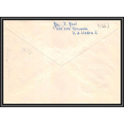 11663 luftpost avions helicopteres 1972 fdc lettre cover allemagne germany ddr 