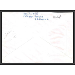 11668 fleur flowers flower fleurs recommandé pour la suisse rosswein 19/5/1975 fdc lettre cover allemagne germany ddr 