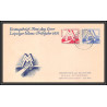 11669 N°33/34 leipziger messe 1951 fdc lettre cover allemagne germany ddr 