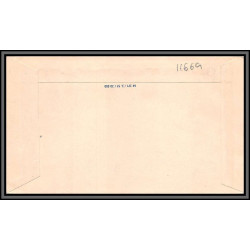 11669 N°33/34 leipziger messe 1951 fdc lettre cover allemagne germany ddr 