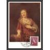 11671 N°306 Tableau (Painting) rembrandt 1957 carte maximum card France 
