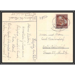 11850 N°41/44 leipziger herbstmesse leipzig 7/9/1951 carte postale postcard allemagne ddr 