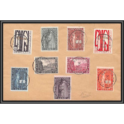 11856 N°258/266 ORVAL 1928 BRUGE 12/5/1929 lettre cover belgique 