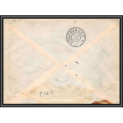 11857 perfore perfin SB société anomyme badoise recommandé anvers station 1906 lettre cover belgique 