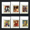 482b - Manama MNH ** N° 56 / 61 A + bloc N° 4Tableau (Painting) Terbrugghen Renoir Coin de feuille