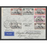 11957 airmail PA pyramides cairo 17/4/1936 santa margherita ligure italia lettre cover egypte egypt 