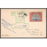 12003 lot de 4 couleurs first anniversary CAM 30 interstate airlines 1/12/1929 premier vol first flight lettre airmail