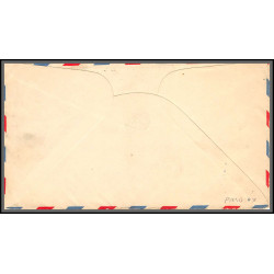 12086 signé signed pilot 5th anniversary am 33 new orleans 1/5/1933 premier vol first flight airmail entier stationery