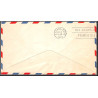 12201b enveloppe rouge fam 34 houston to habana cuba 4/6/1948 premier vol first flight lettre airmail cover usa aviation